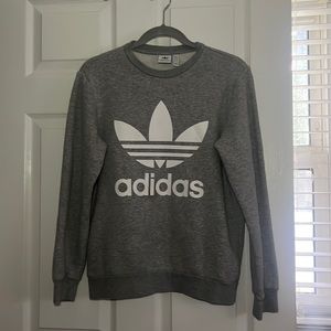 Gray Adidas crewneck